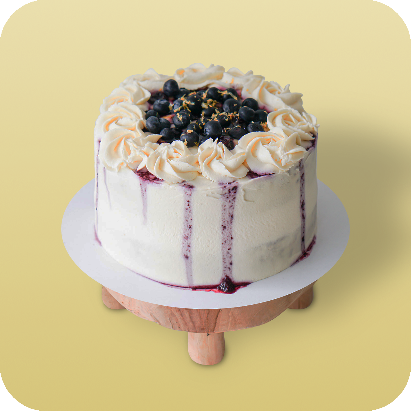 shop product image blueberry lemon simple cake