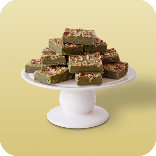 shop product image matcha pecan brownies