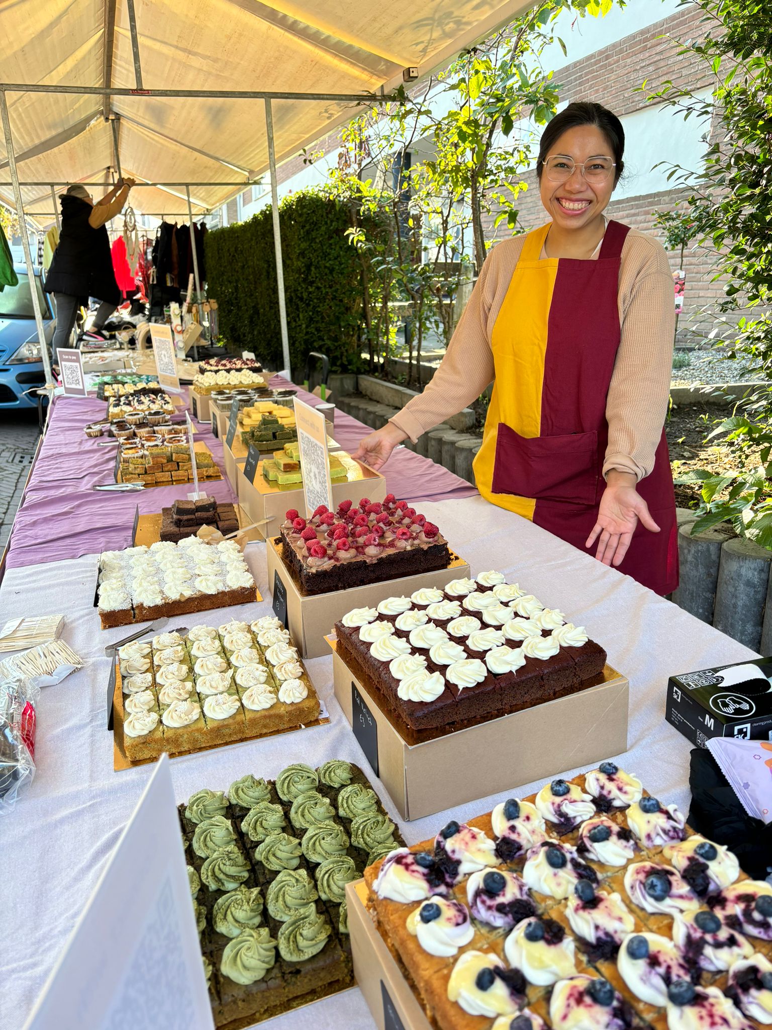 19 different types of sweets at my stall